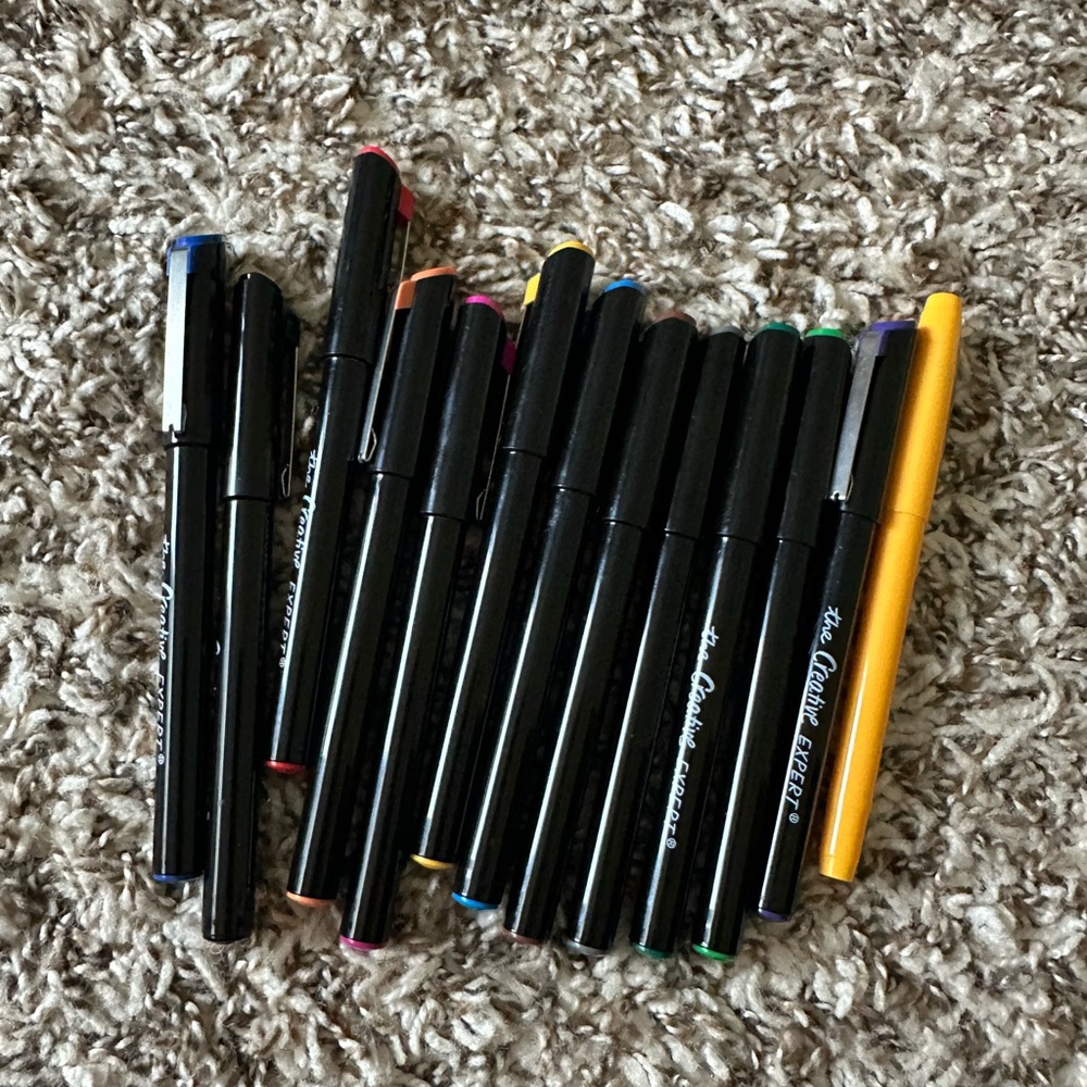 Assorted Colored Fine-Tip Pens
